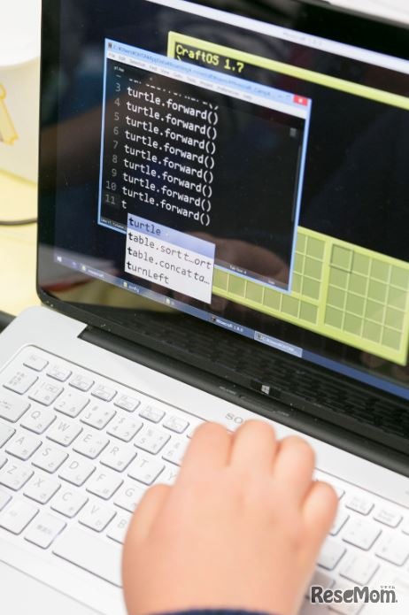 プログラミング学習のようす