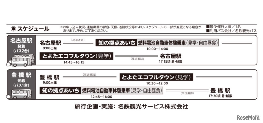 ツアースケジュール