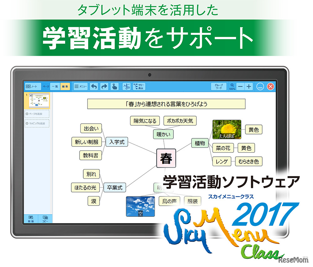 「SKYMENU Class 2017」マッピング