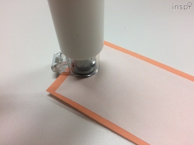 七夕短冊2-ドーナツシールスタンプを貼る