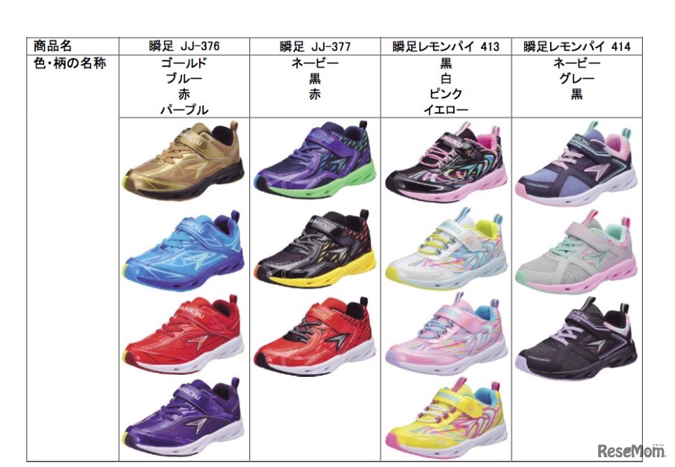 カラーラインアップ