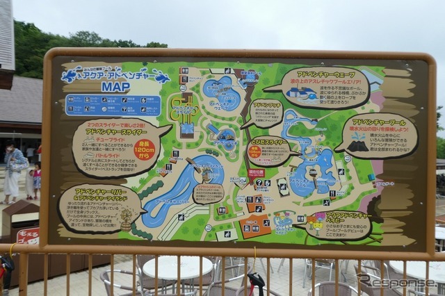 アクア・アドベンチャー全体図