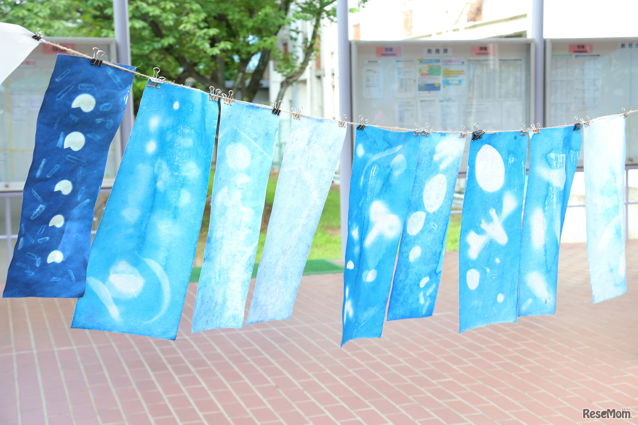 夜空に願いを「夜空をつくるフォトグラムワークショップ」・写真作家を招いての作品作り（織姫祭2017）