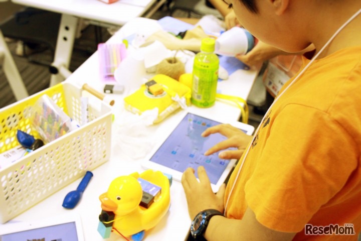 体験ワークショップのようす