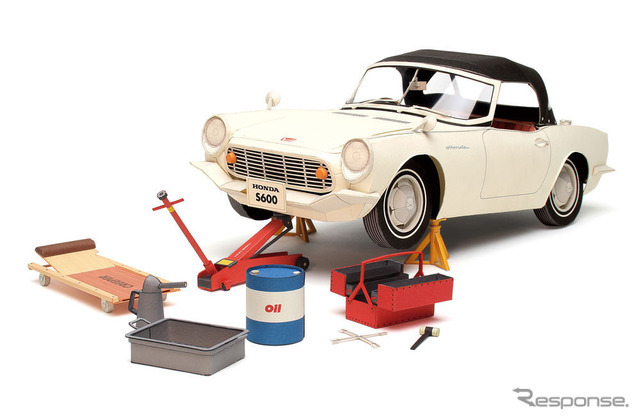 ガレージツール ペーパークラフト（1/12スケール）※車両は含まず