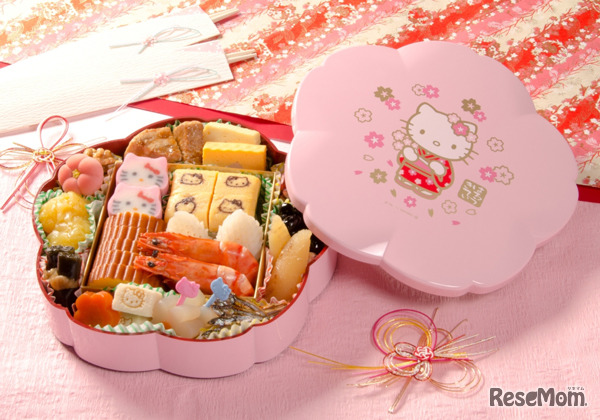 はろうきてぃ 紀文おせち一段重　＊写真の水引、祝い箸は商品には含まれない