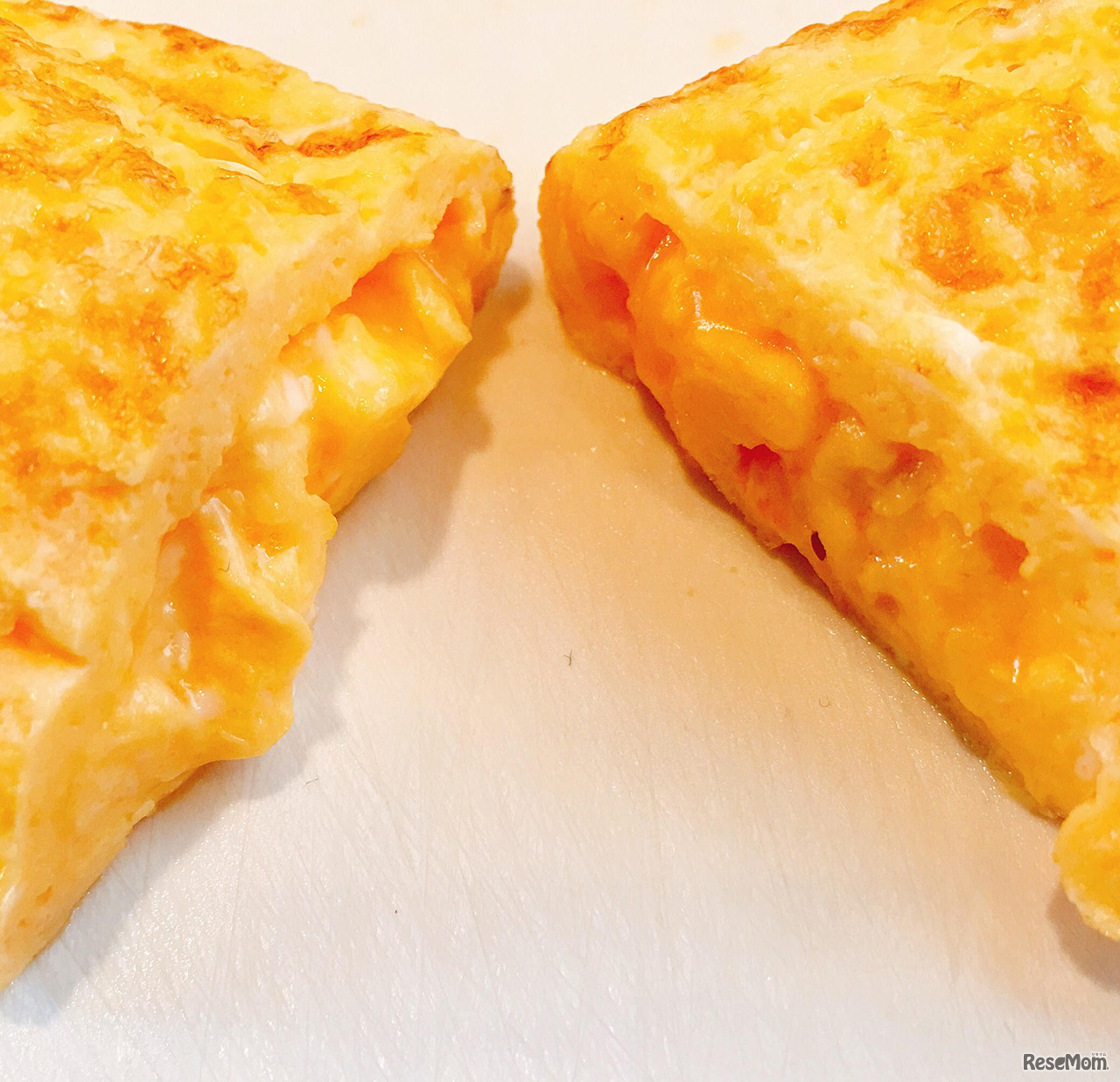 オムレツの卵に生クリームを入れた場合