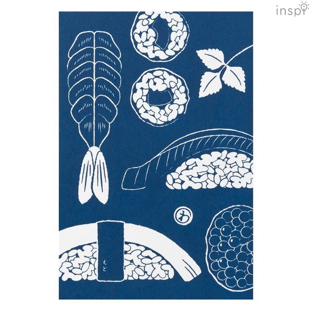 ポストカード（東京中央郵便局限定柄：江戸前寿司）