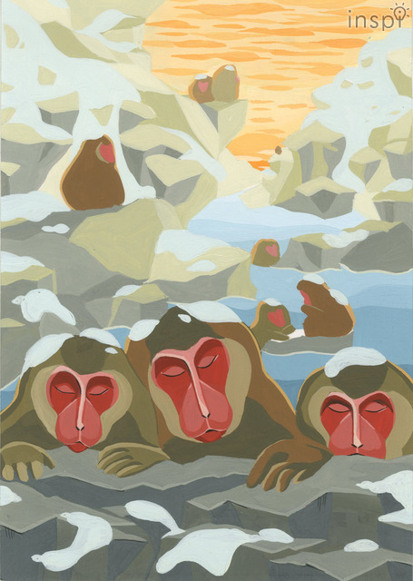 読売中高生新聞賞作品「地獄谷野猿公苑」