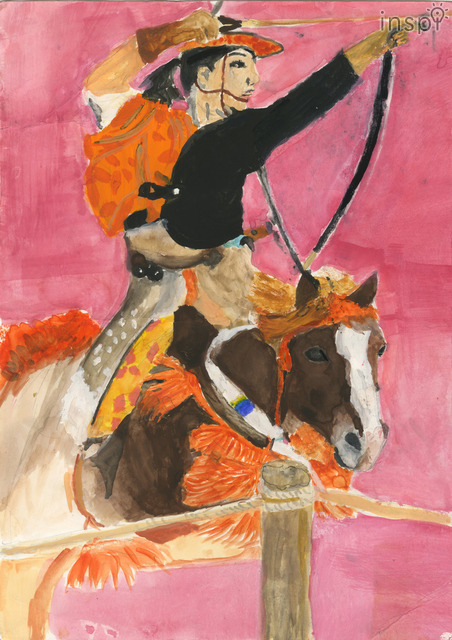 コクヨ賞作品「流鏑馬」