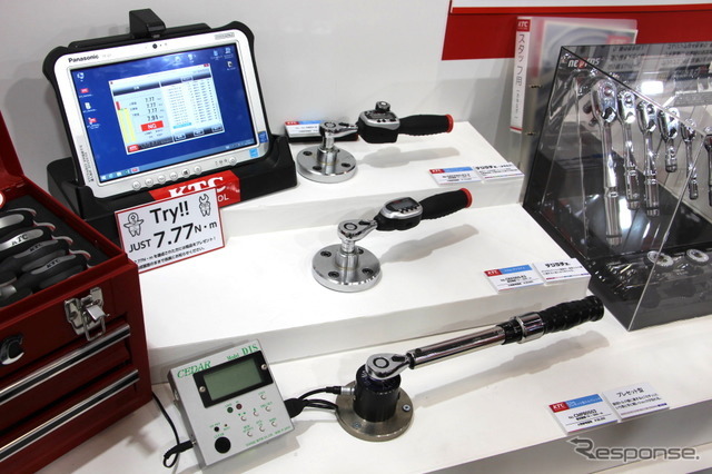 デジラチェの展示コーナー