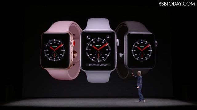 Apple、LTE通信も可能な「Apple Watch Series 3」を発表！