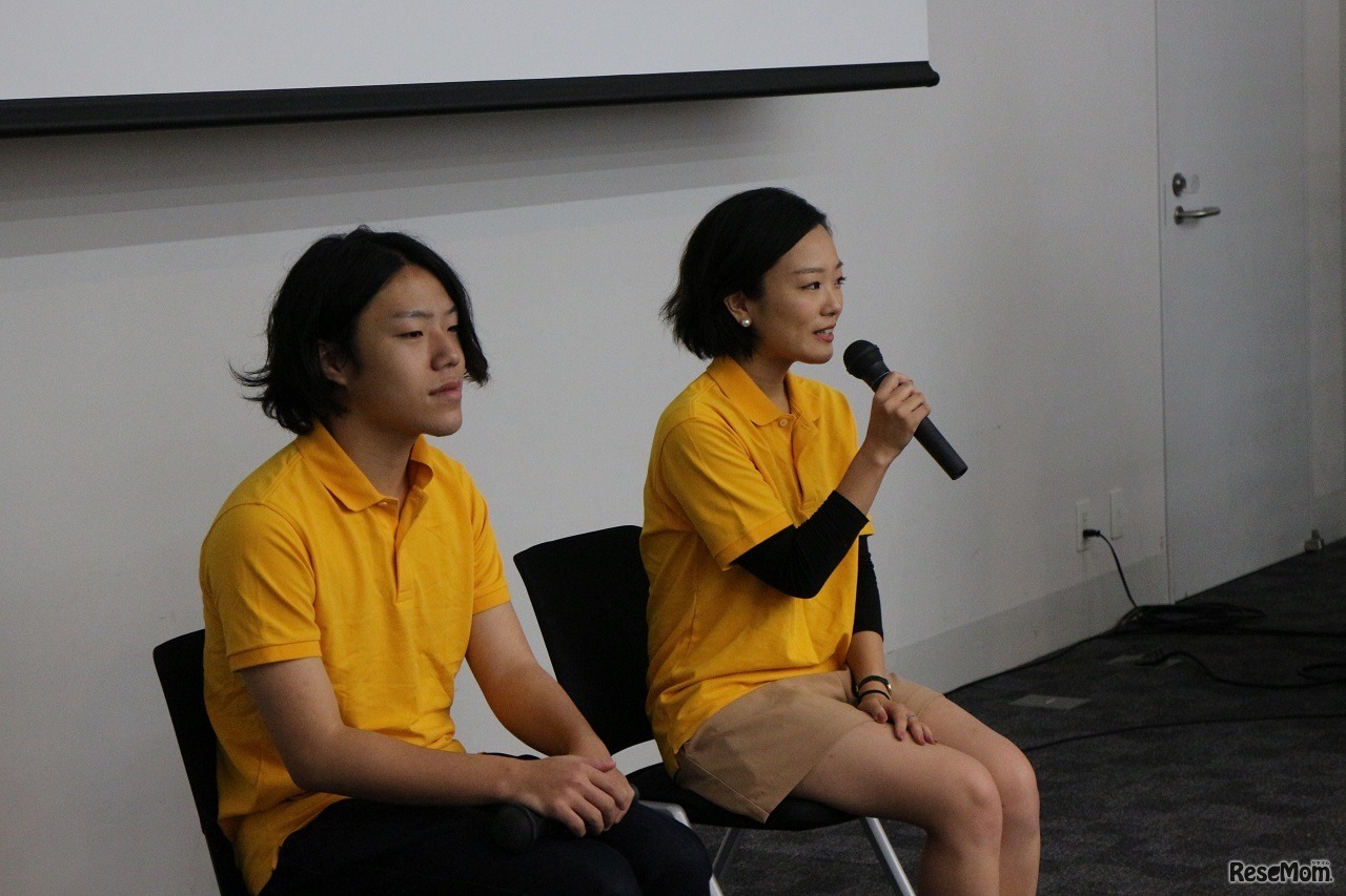 「ICC高校留学フェア2017」　先輩から体験談を聞くことができる　