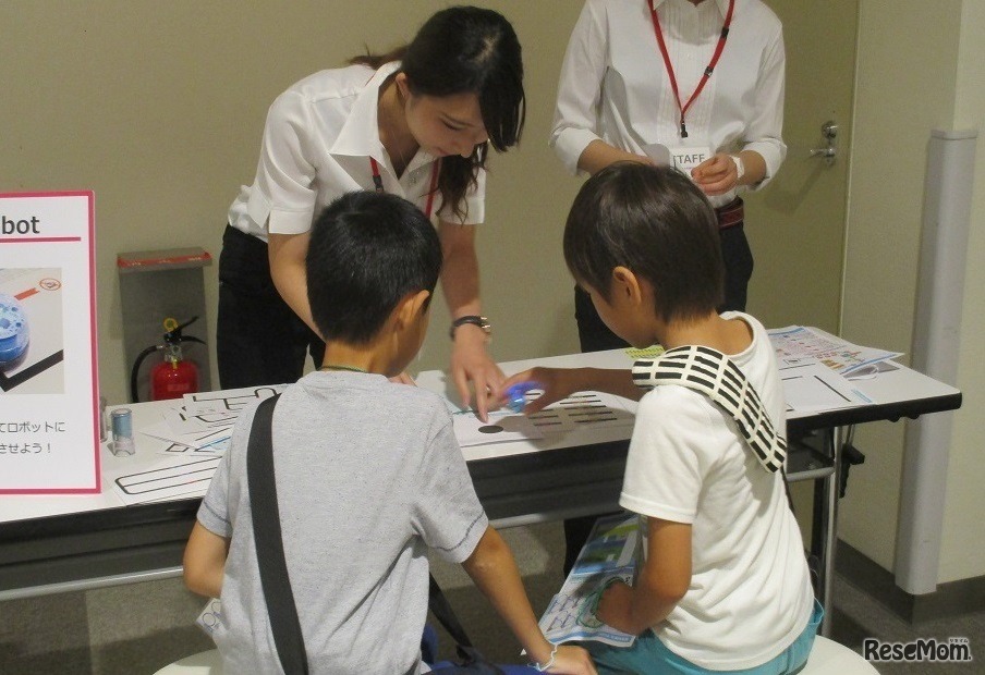TEPIA プログラミング＆ロボット　開催時のようす