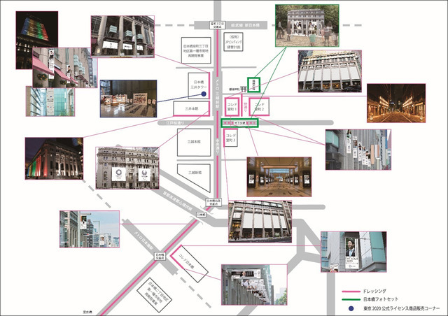 東京オリンピックを体感するイベント「日本橋シティドレッシング」開催
