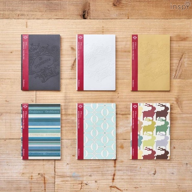 ノートブック・B6＜Orobianco＞のラインアップ