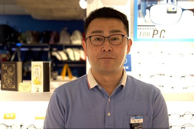 Zoff西武新宿ペペ店 店長 角田大祐氏