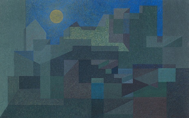 オットー・ネーベル　《聖母の月とともに》1931年、グアッシュ・紙、ベルン美術館