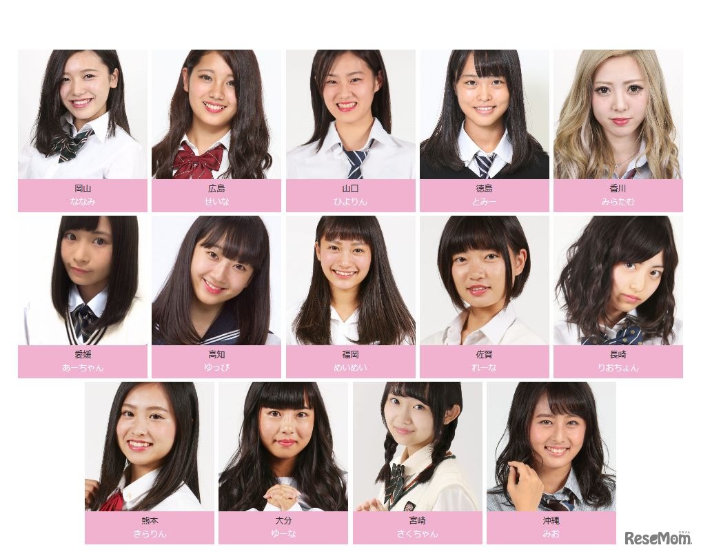 女子高生ラボ★47」のメンバー一覧（3/3）
