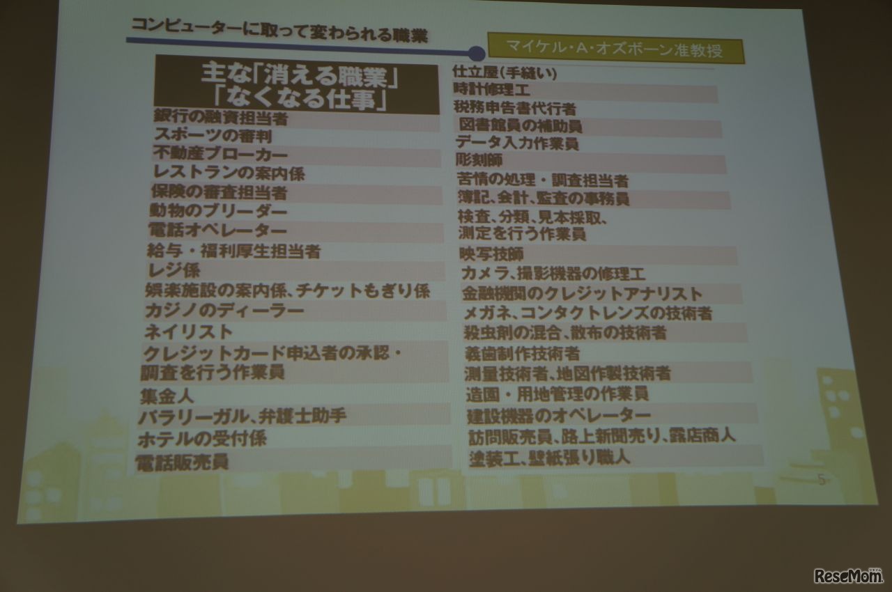 オズボーン准教授による指摘