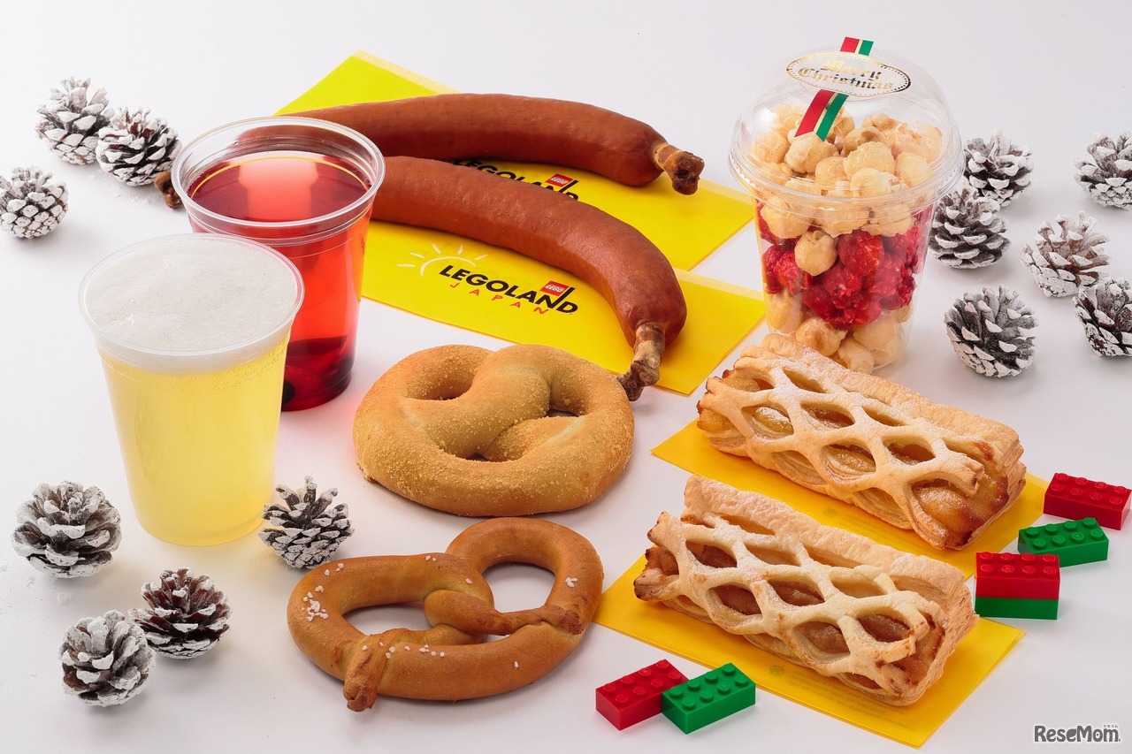 EGOLAND Japanの2017年クリスマスイベント 「BricXmas」　「クリスマス・マーケット」のメニュー一例