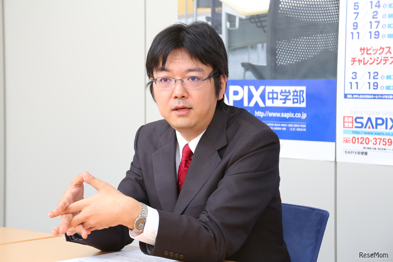 SAPIX中学部 教育情報センター課長の伊藤俊平氏