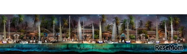 「エンブドゥラグーン・マルチアイランドリゾート」イメージ図