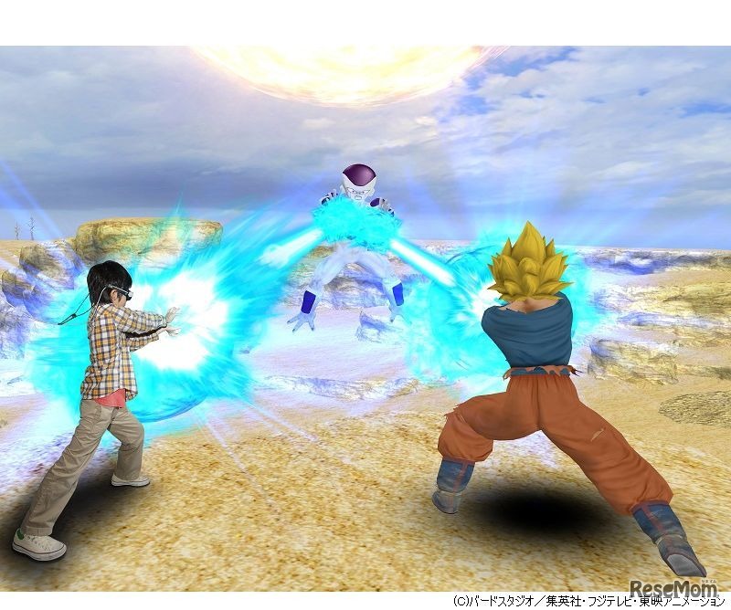 J-WORLD　アトラクション　DRAGON BALL「はなとうぜ！かめはめ波!!」　(C)バードスタジオ／集英社・フジテレビ・東映アニメーション