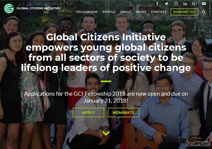 Global Citizens Initiative（GCI）