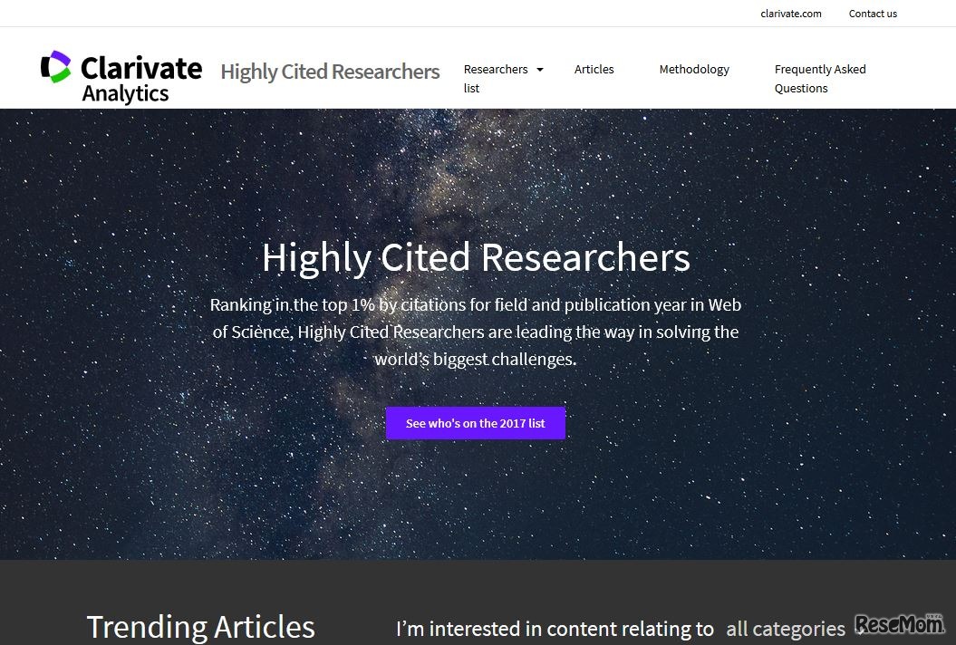 Highly Cited Researchers