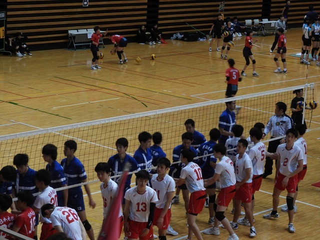 東海大・日本大試合前の挨拶