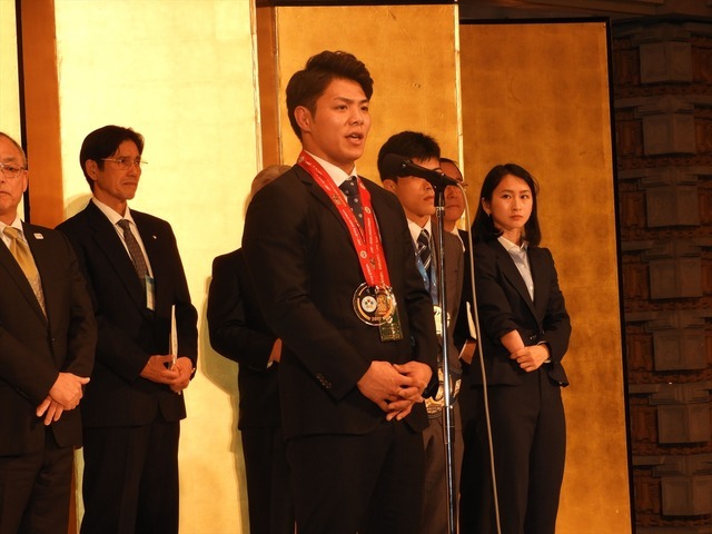 感謝の気持ちを借る阿部一二三選手