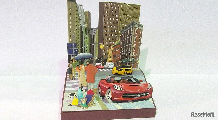 「太田隆司ペーパーアート×tomica」Good night New York