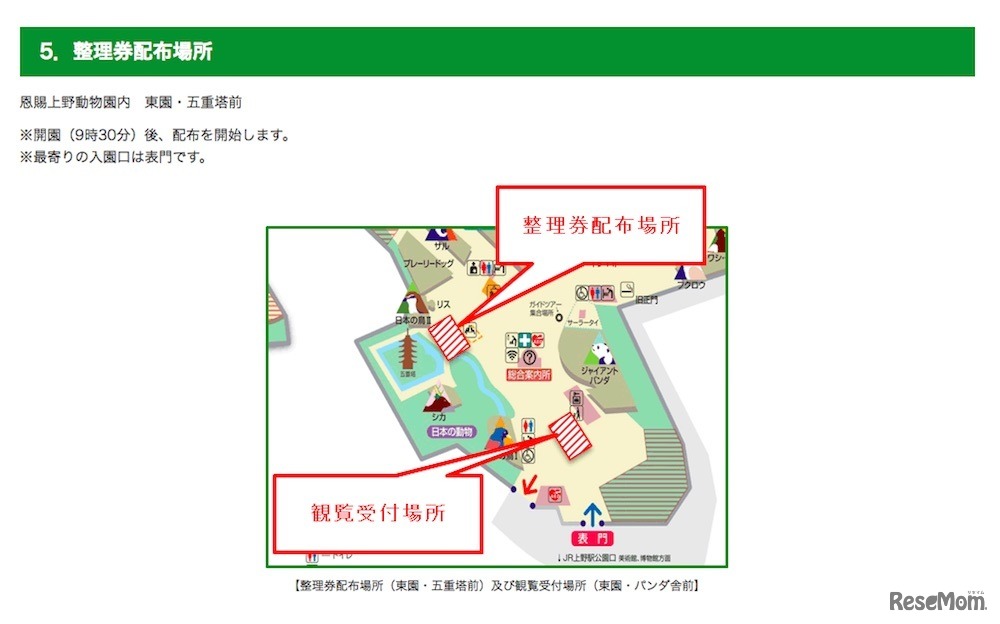 配布場所について
