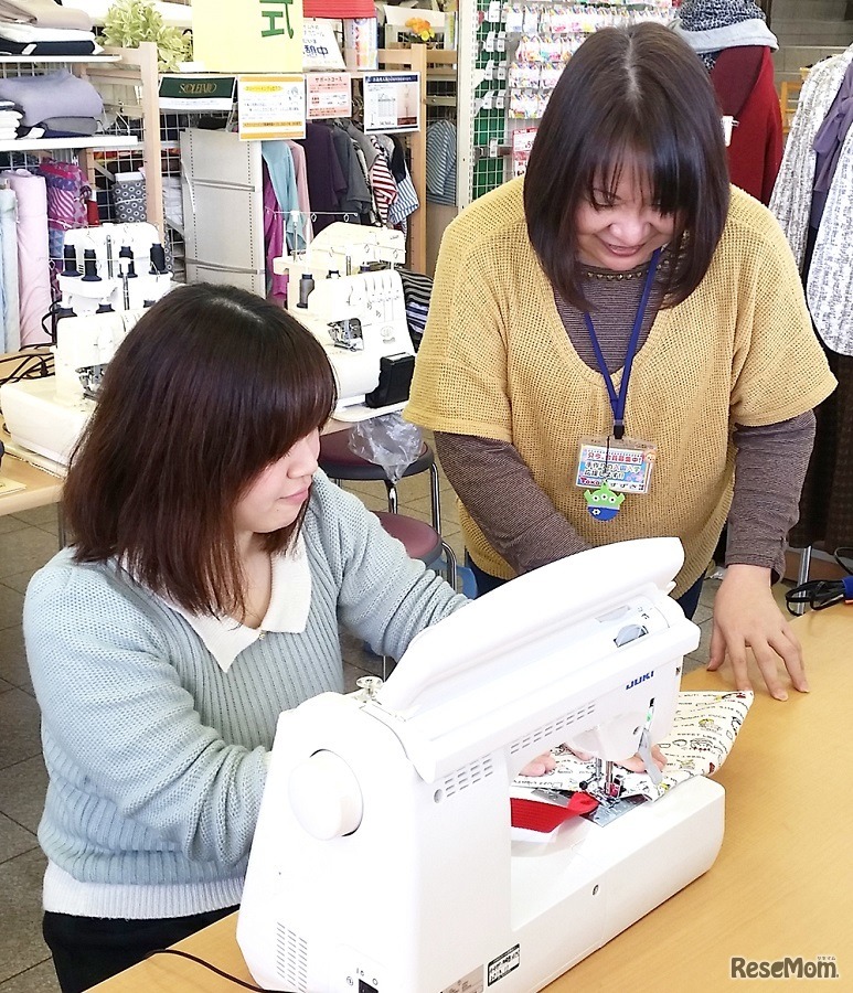 講師スタッフが材料選びから完成までをフルサポート