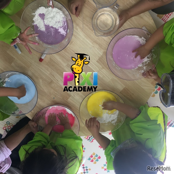 STEAM幼児教室のようす