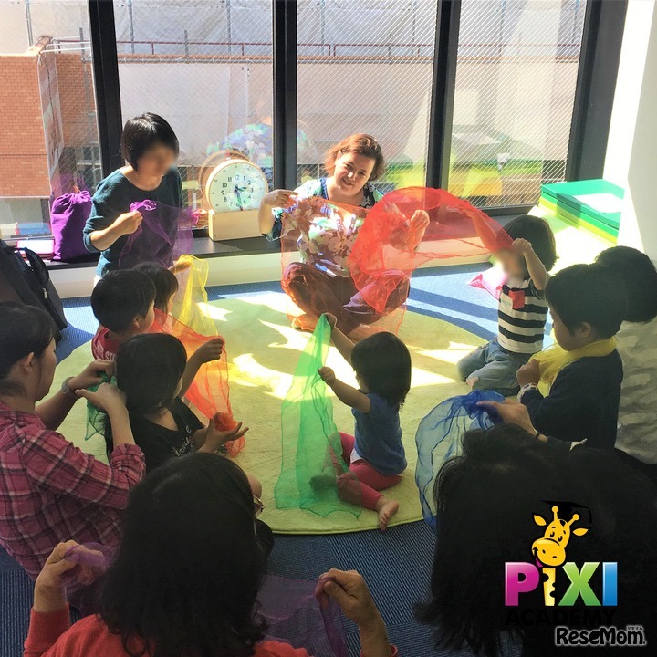 STEAM幼児教室のようす