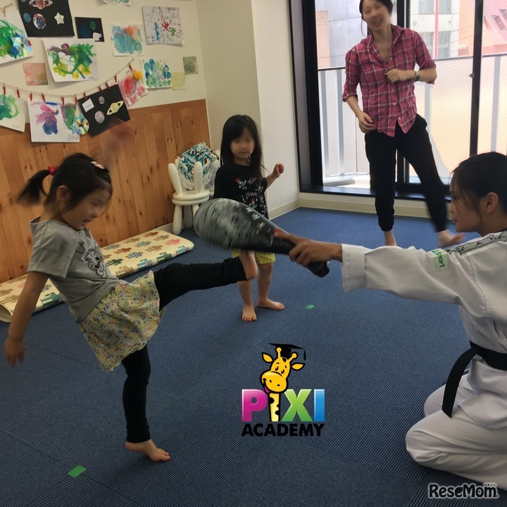 STEAM幼児教室のようす