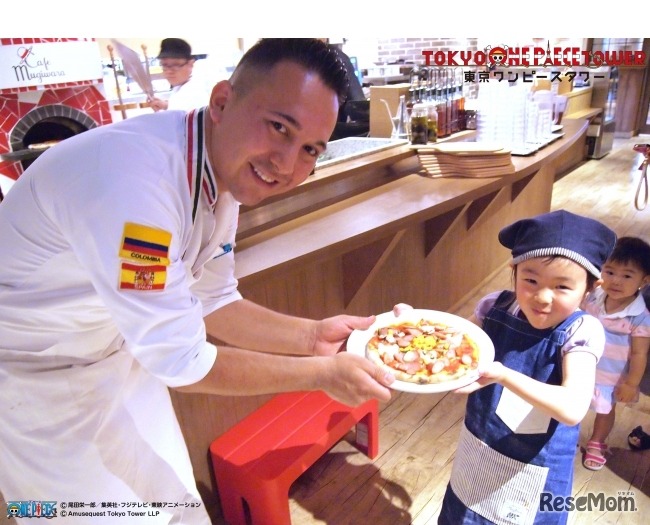 キッズピザ教室のようす