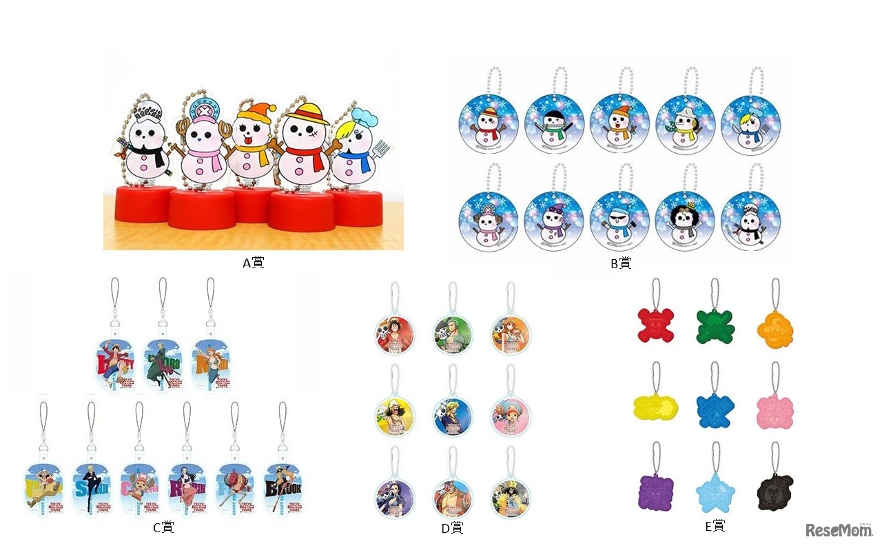 トンガリミニアトラクション景品一覧