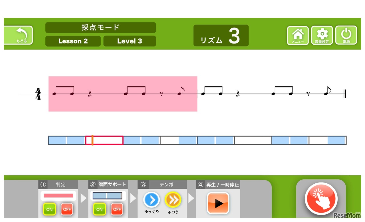 リズムリーディング（イメージ）
