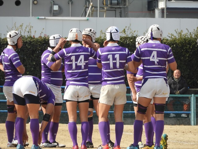 試合前の東京の選手たち