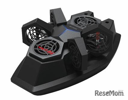 Makeblockシリーズの知育ドローン「Airblock」ホバークラフト型