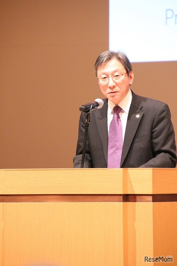 同志社大学長 松岡敬氏
