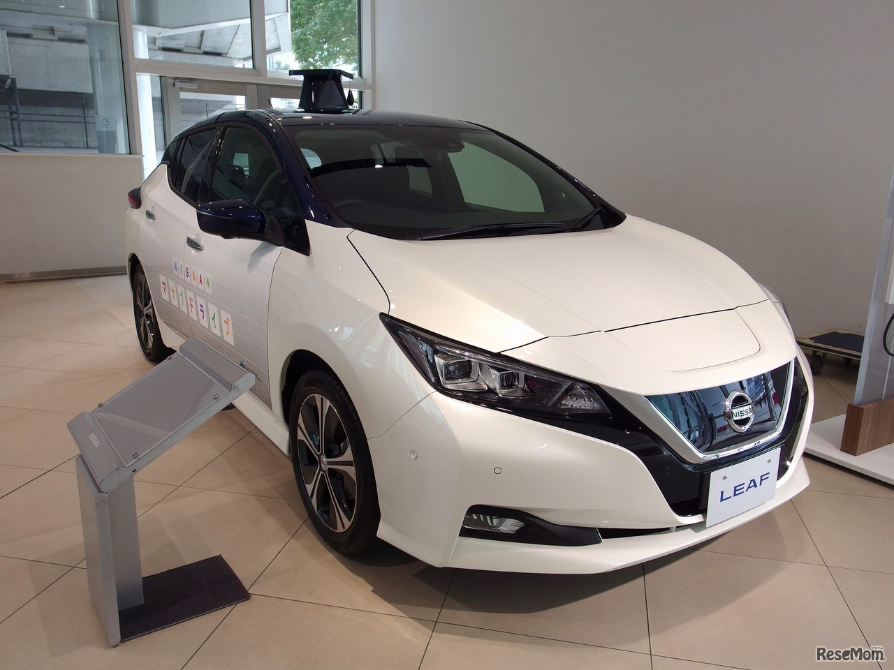 日産グローバル本社ギャラリーで撮影