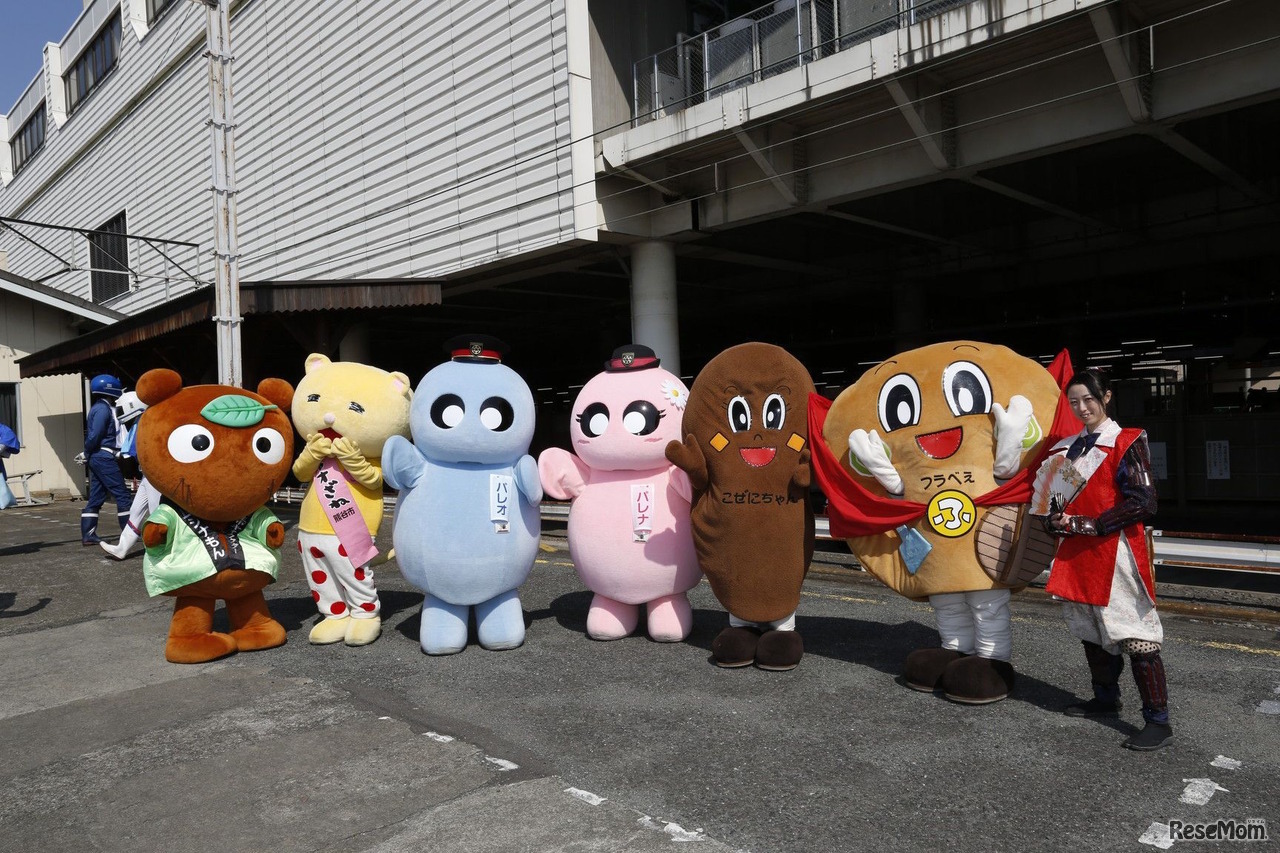 沿線キャラクター（前回のようす）