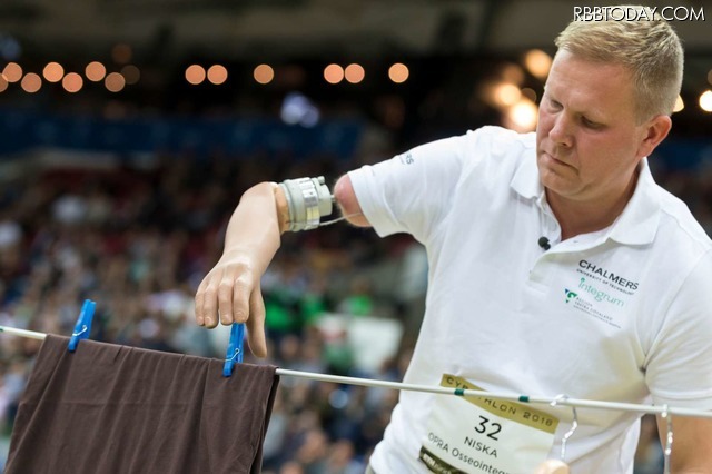 パワード義手レース（Powered Arm Prosthesis Race）の模様。（c）ETH Zurich / Alessandro Della Bella