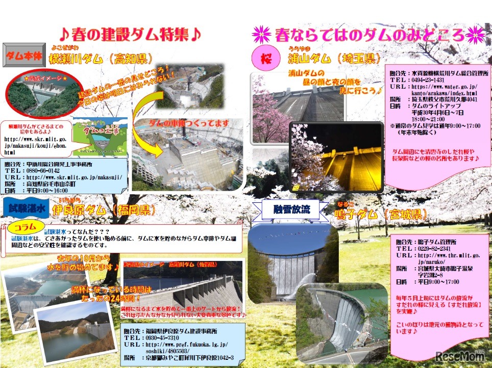 ダムを見に行こう春号2018