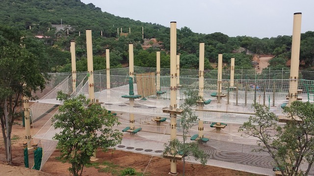 空中自転車綱渡りなどが楽しめるアドベンチャー施設が栂池高原スキー場に今夏オープン