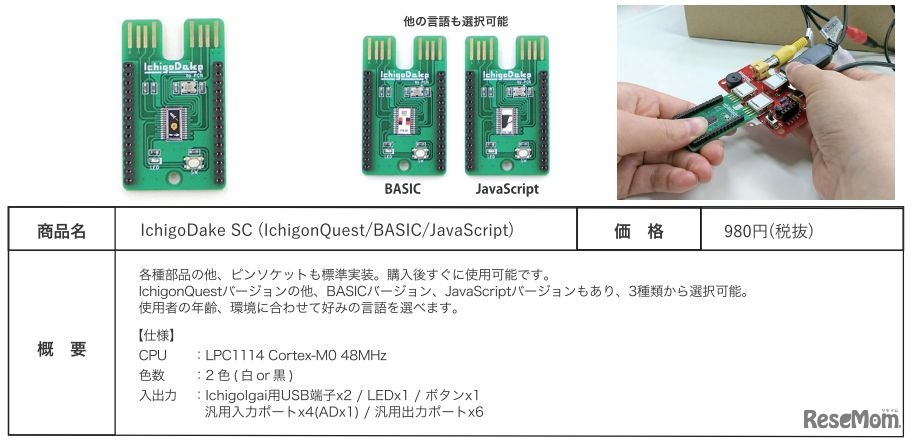 IchigoDake SCの商品概要